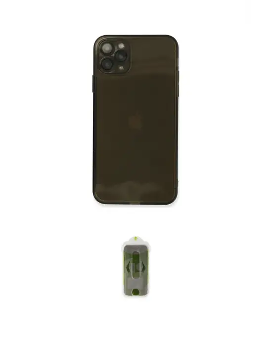 ieg™ iPhone 11 Pro Kılıf Ahenk Doku - Siyah Joko Magic 5D Hayalet Cam