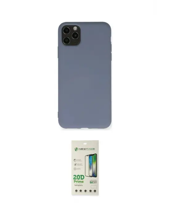 ieg™ iPhone 11 Pro Max Kılıf Ahenk Serisi - Siyah 20D Premium Cam Ekran Koruyucu