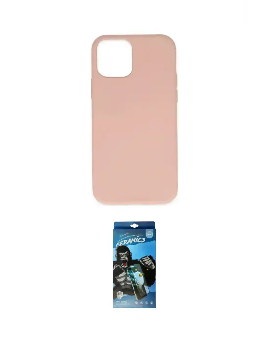 ieg™ iPhone 11 Pro Max Kılıf Ahenk Serisi - Siyah 34D Izgaralı Cam