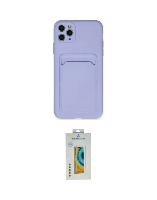 ieg™ iPhone 11 Pro Max Kılıf Vadi Çizgi Prime - Siyah Polymer Nano Ekran Koruyucu