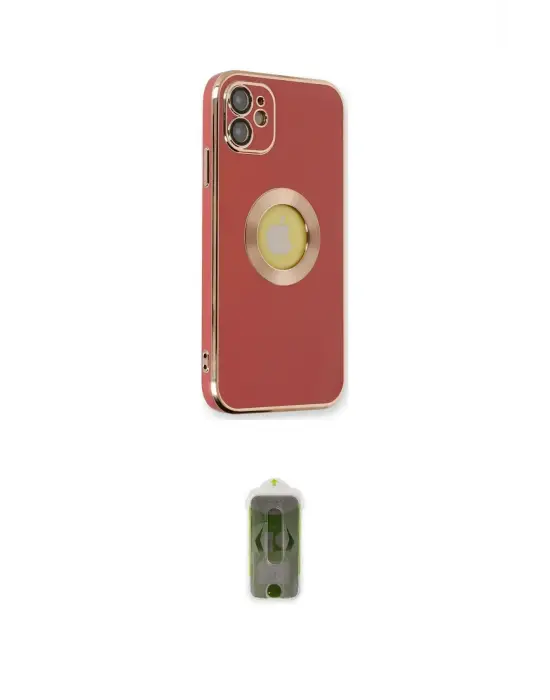 ieg™ iPhone 12 Kılıf İz Form Serisi - Siyah Joko Magic 5D Hayalet Cam