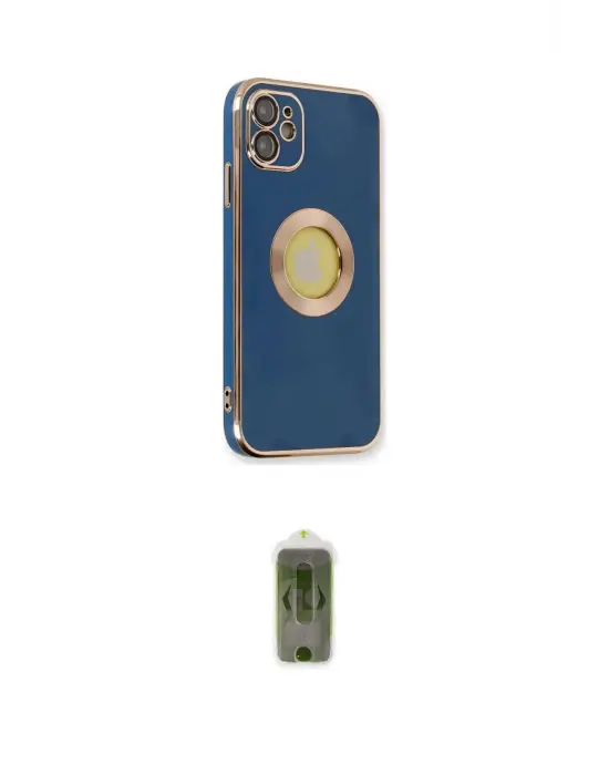 ieg™ iPhone 12 Kılıf İz Form Serisi - Siyah Joko Magic 5D Hayalet Cam