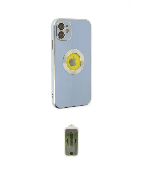 ieg™ iPhone 12 Kılıf İz Form Serisi - Siyah Joko Magic 5D Hayalet Cam