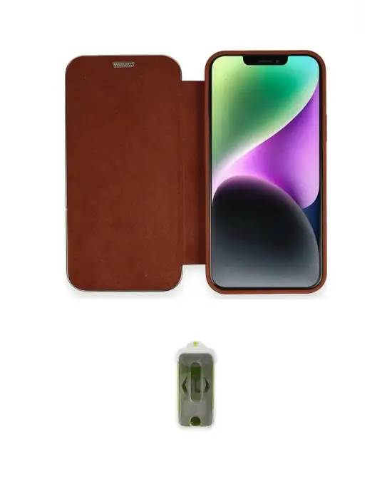 ieg™ iPhone 12 Kılıf Siluet Minimal Serisi - Siyah Joko Magic 5D Hayalet Cam