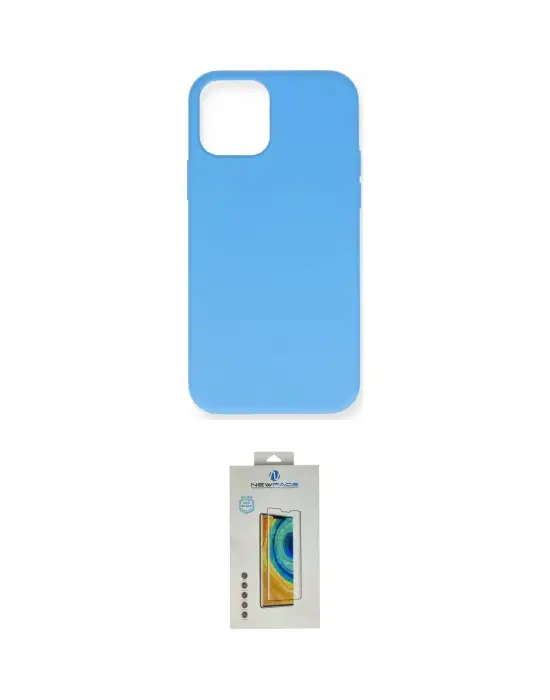 ieg™ iPhone 12 Pro Max Kılıf Ahenk Serisi - Siyah Polymer Nano Ekran Koruyucu