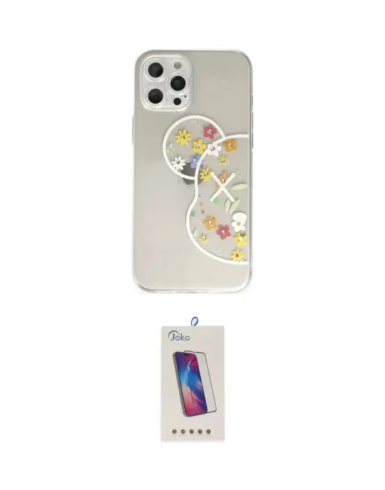 ieg™ iPhone 12 Pro Max Kılıf Eksen Asil Prime - Siyah Joko 5D Cam