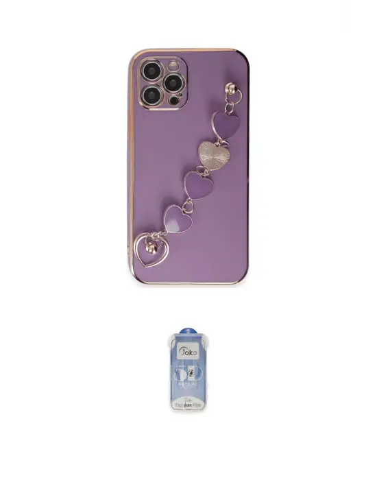 ieg™ iPhone 12 Pro Max Kılıf Nova Işık Prime - Siyah Joko Magic 5D Cam