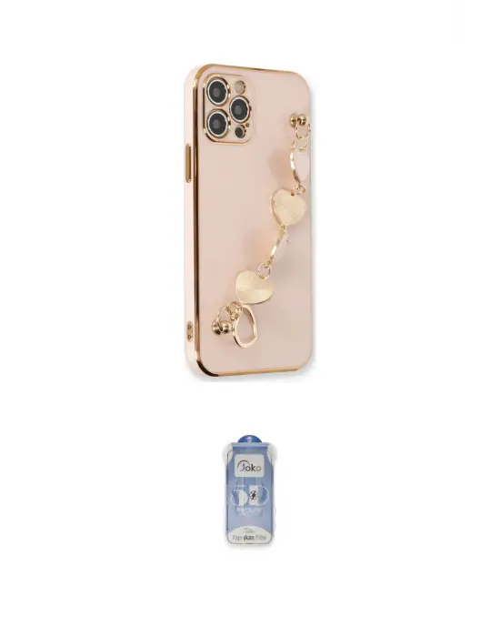 ieg™ iPhone 12 Pro Max Kılıf Nova Işık Prime - Siyah Joko Magic 5D Cam