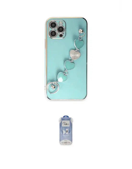 ieg™ iPhone 12 Pro Max Kılıf Nova Işık Prime - Siyah Joko Magic 5D Cam