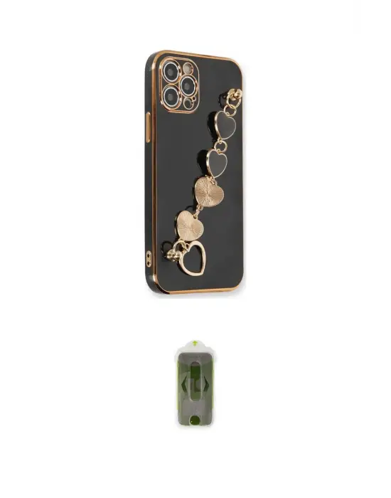 ieg™ iPhone 12 Pro Max Kılıf Nova Işık Prime - Siyah Joko Magic 5D Hayalet Cam