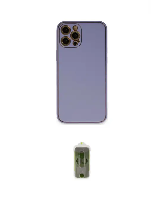 ieg™ iPhone 12 Pro Max Kılıf Yadigar Klasik - Siyah Joko Magic 5D Hayalet Cam