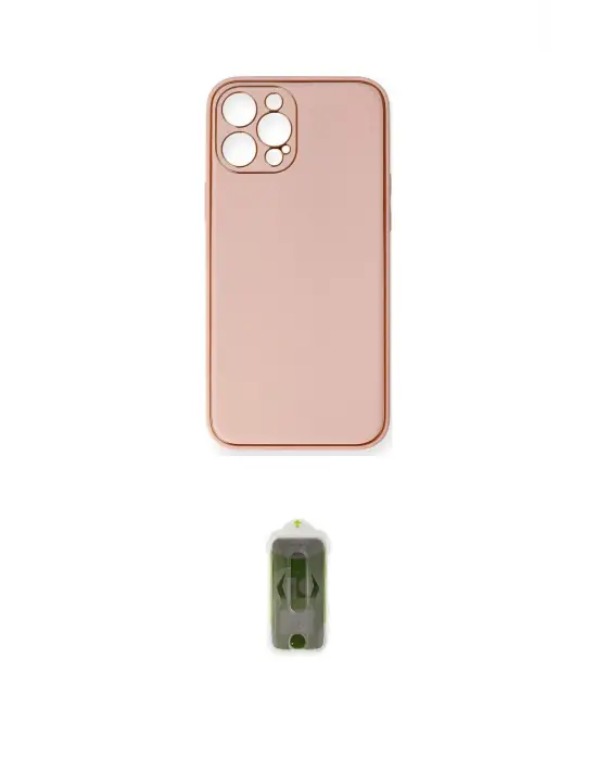 ieg™ iPhone 12 Pro Max Kılıf Yadigar Klasik - Siyah Joko Magic 5D Hayalet Cam