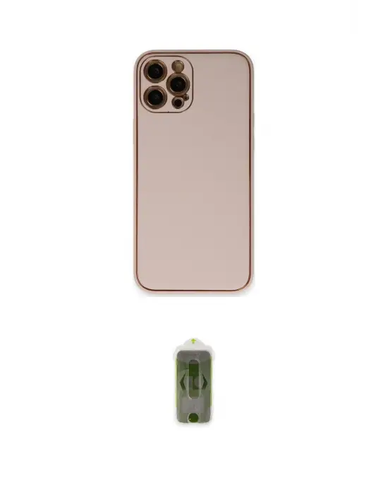 ieg™ iPhone 12 Pro Max Kılıf Yadigar Klasik - Siyah Joko Magic 5D Hayalet Cam