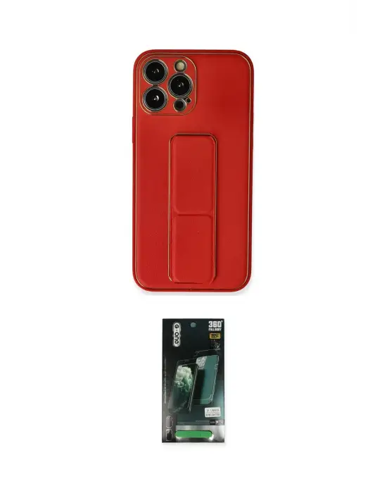 ieg™ iPhone 13 Pro Kılıf Akış Doku - Şeffaf 360 Full Body Arka Koruyucu