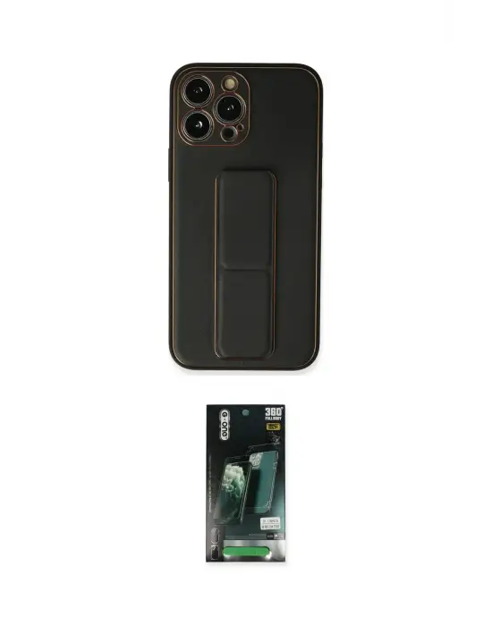 ieg™ iPhone 13 Pro Kılıf Akış Doku - Şeffaf 360 Full Body Arka Koruyucu