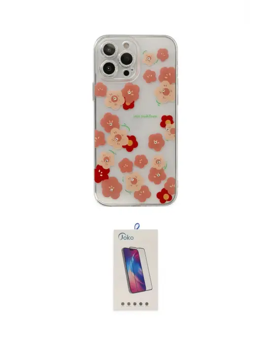 ieg™ iPhone 13 Pro Max Kılıf Eksen Asil Prime - Siyah Joko 5D Cam