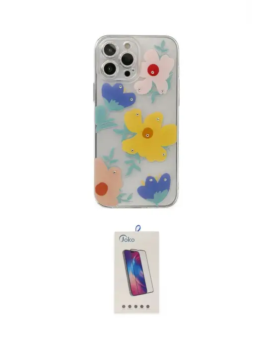 ieg™ iPhone 13 Pro Max Kılıf Eksen Asil Prime - Siyah Joko 5D Cam