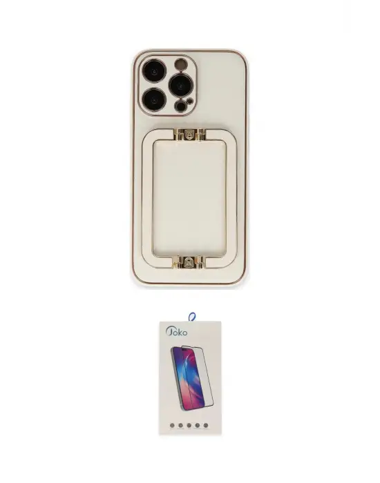 ieg™ iPhone 13 Pro Max Kılıf Kozmos Minimal Prime - Siyah Joko 5D Cam