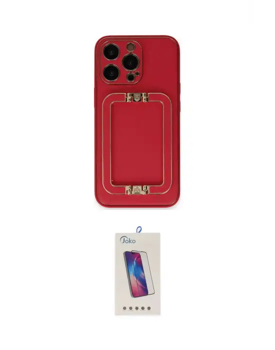 ieg™ iPhone 13 Pro Max Kılıf Kozmos Minimal Prime - Siyah Joko 5D Cam