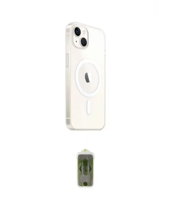 ieg™ iPhone 14 Kılıf Ahenk Yansıma Prime - Siyah Joko Magic 5D Hayalet Cam
