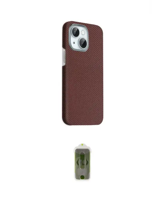 ieg™ iPhone 14 Kılıf Kozmos Klasik Prime - Siyah Joko Magic 5D Hayalet Cam