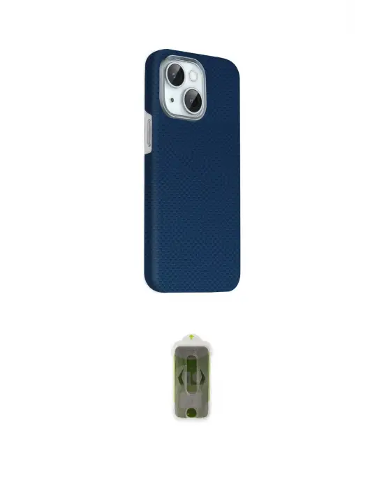 ieg™ iPhone 14 Kılıf Kozmos Klasik Prime - Siyah Joko Magic 5D Hayalet Cam