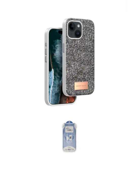 ieg™ iPhone 14 Kılıf Vadi Klasik Serisi - Siyah Joko Magic 5D Cam