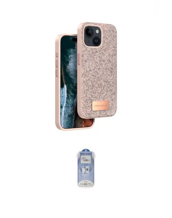 ieg™ iPhone 14 Kılıf Vadi Klasik Serisi - Siyah Joko Magic 5D Cam