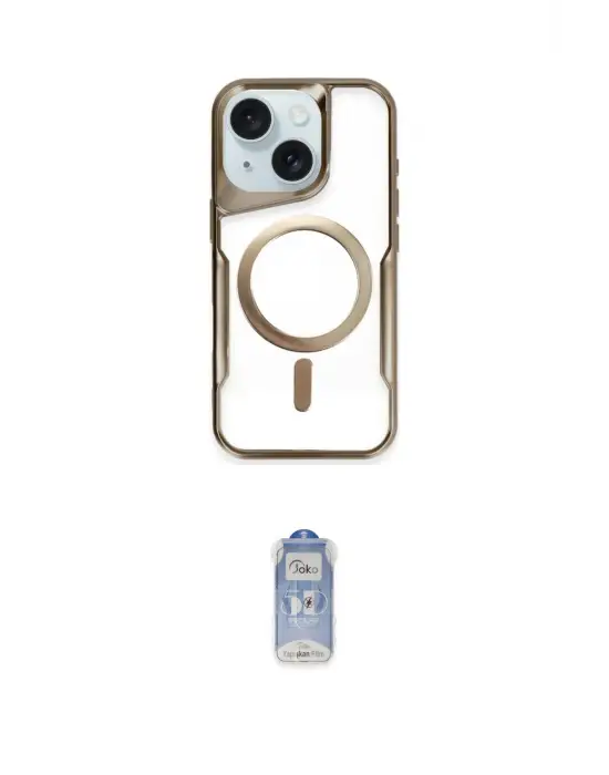 ieg™ iPhone 14 Kılıf Yadigar Klasik Özel Seri - Siyah Joko Magic 5D Cam