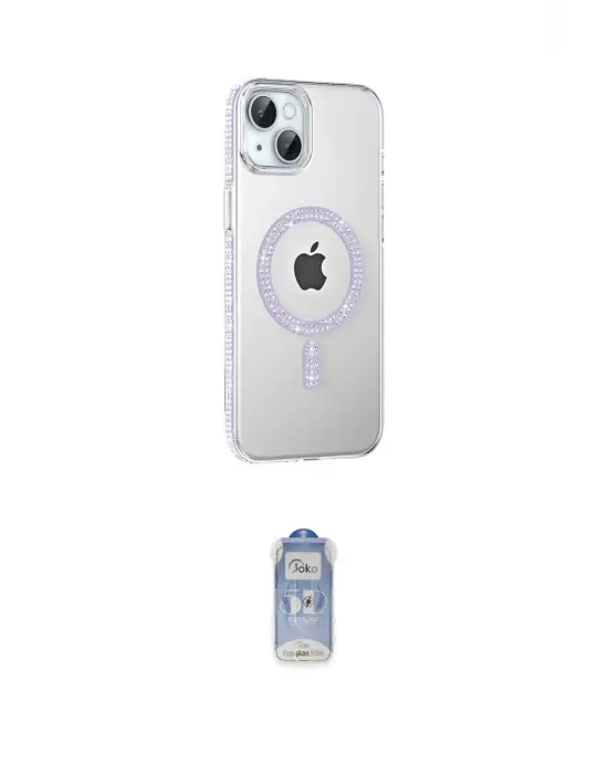 ieg™ iPhone 14 Kılıf Yörünge Koleksiyonu - Siyah Joko Magic 5D Cam