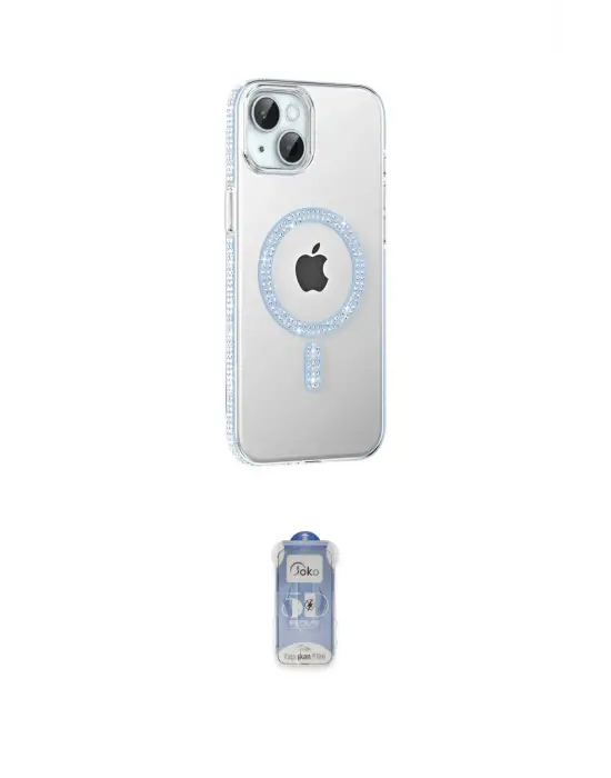 ieg™ iPhone 14 Kılıf Yörünge Koleksiyonu - Siyah Joko Magic 5D Cam