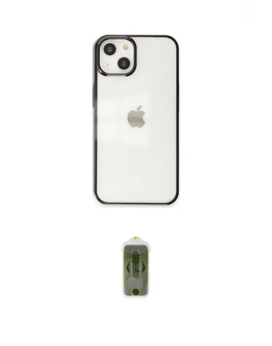 ieg™ iPhone 14 Plus Kılıf Doruk Doku Prime - Siyah Joko Magic 5D Hayalet Cam