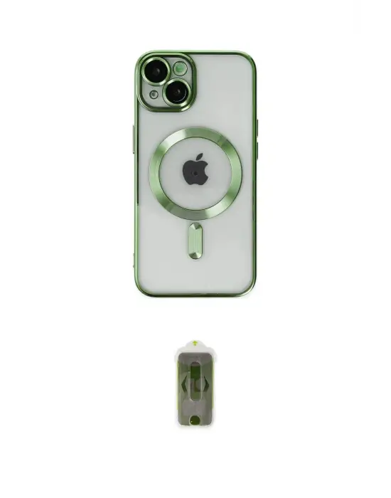 ieg™ iPhone 14 Plus Kılıf Nova Işık Özel Seri - Siyah Joko Magic 5D Hayalet Cam