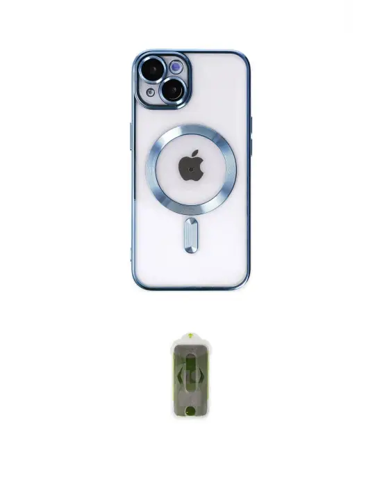 ieg™ iPhone 14 Plus Kılıf Nova Işık Özel Seri - Siyah Joko Magic 5D Hayalet Cam