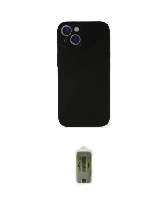 ieg™ iPhone 14 Plus Kılıf Yadigar Yansıma Serisi - Siyah Joko Magic 5D Hayalet Cam