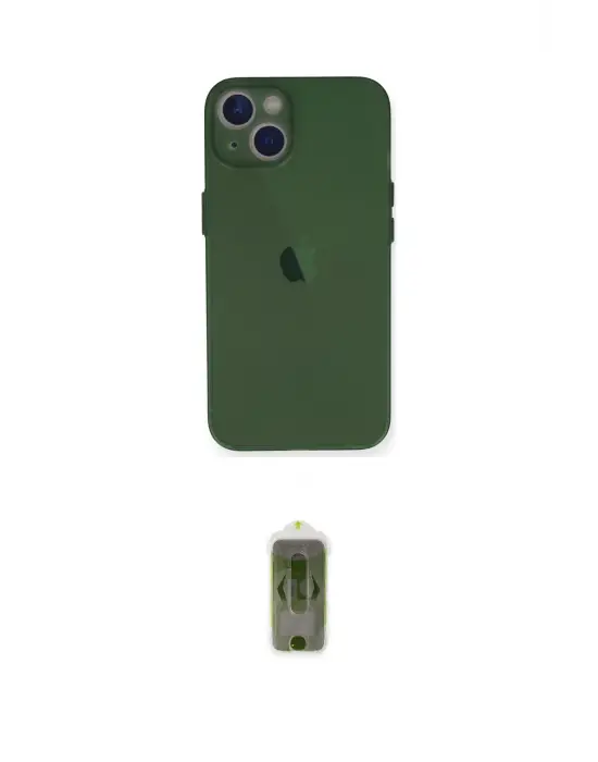 ieg™ iPhone 14 Plus Kılıf Yadigar Yansıma Serisi - Siyah Joko Magic 5D Hayalet Cam