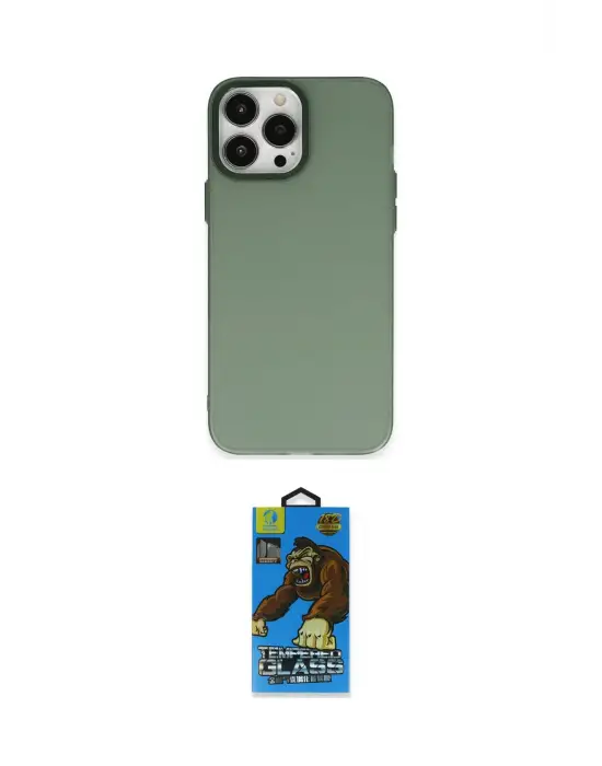 ieg™ iPhone 14 Pro Kılıf Ahenk Çizgi Prime - Siyah 18D Cam Ekran Koruyucu
