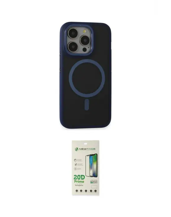 ieg™ iPhone 14 Pro Kılıf Ahenk Form Serisi - Siyah 20D Premium Cam Ekran Koruyucu
