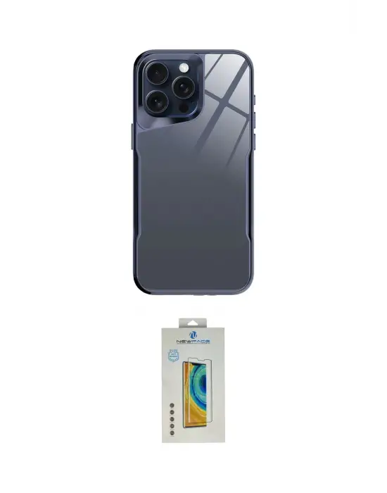 ieg™ iPhone 14 Pro Kılıf Odak Doku - Siyah Polymer Nano Ekran Koruyucu