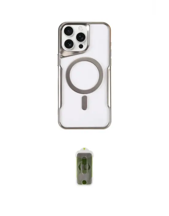 ieg™ iPhone 14 Pro Kılıf Yadigar Klasik Özel Seri - Siyah Joko Magic 5D Hayalet Cam