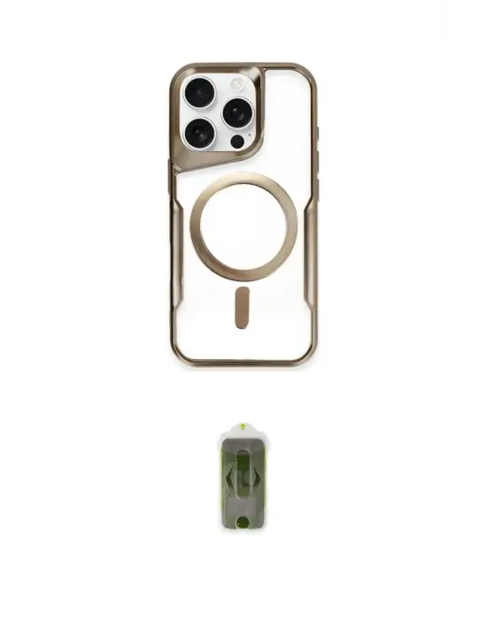 ieg™ iPhone 14 Pro Kılıf Yadigar Klasik Özel Seri - Siyah Joko Magic 5D Hayalet Cam