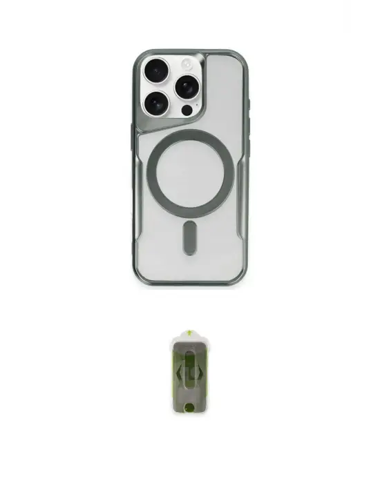 ieg™ iPhone 14 Pro Kılıf Yadigar Klasik Özel Seri - Siyah Joko Magic 5D Hayalet Cam