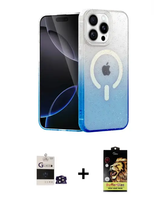 ieg™ iPhone 14 Pro Max Kılıf Eksen Minimal Özel Seri - Siyah Buffer Cam Ekran Koruyucu + Bilvis Titan Kamera Lens - DNMR