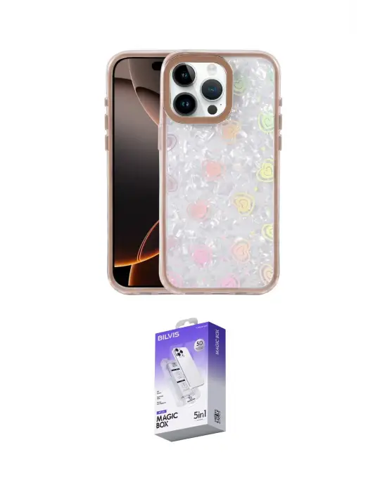 ieg™ iPhone 14 Pro Max Kılıf Odak Prime - Siyah Bilvis 5in1 3D Magic Cam Ekran Koruyucu