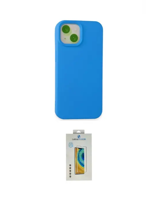 ieg™ iPhone 15 Kılıf Ahenk Serisi - Siyah Polymer Nano Ekran Koruyucu