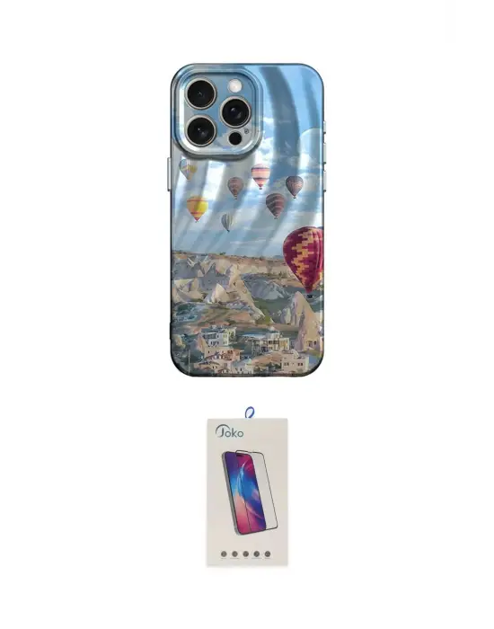 ieg™ iPhone 15 Pro Kılıf Nova Doku Prime - Siyah Joko 5D Cam