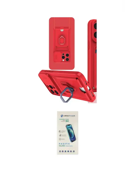 ieg™ iPhone 15 Pro Kılıf Vadi Form Prime - Şeffaf Pasifik Cam Ekran Koruyucu