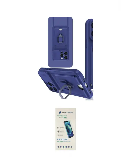 ieg™ iPhone 15 Pro Kılıf Vadi Form Prime - Şeffaf Pasifik Cam Ekran Koruyucu