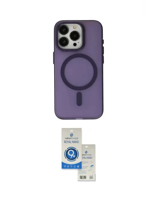 ieg™ iPhone 15 Pro Kılıf Yadigar Işık - Şeffaf Royal Nano Ekran Koruyucu