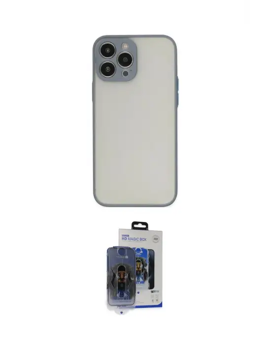 ieg™ iPhone 15 Pro Max Kılıf Ahenk Çizgi Serisi - Siyah Vanessa Magic Cam